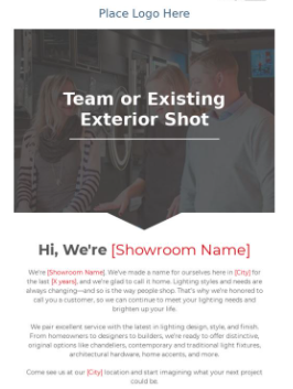 Showroom Series Email 1a